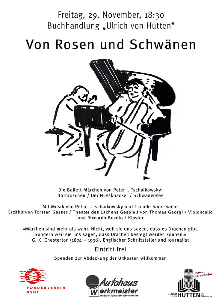 Lesekonzert – Flyer