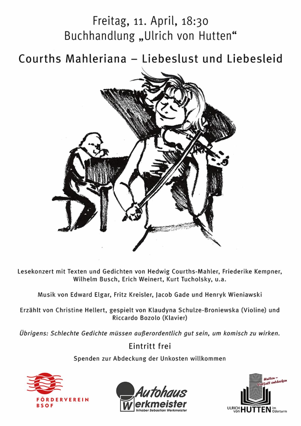 Lesekonzert – Geige Flyer